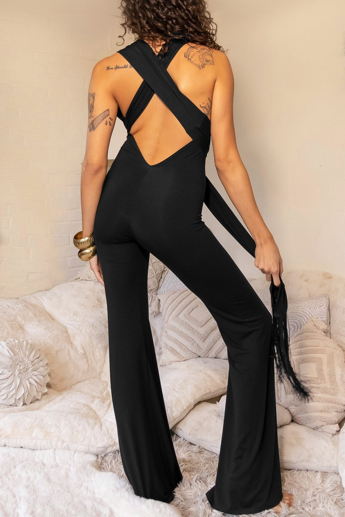 BELLE JUMPSUIT - FRINGE