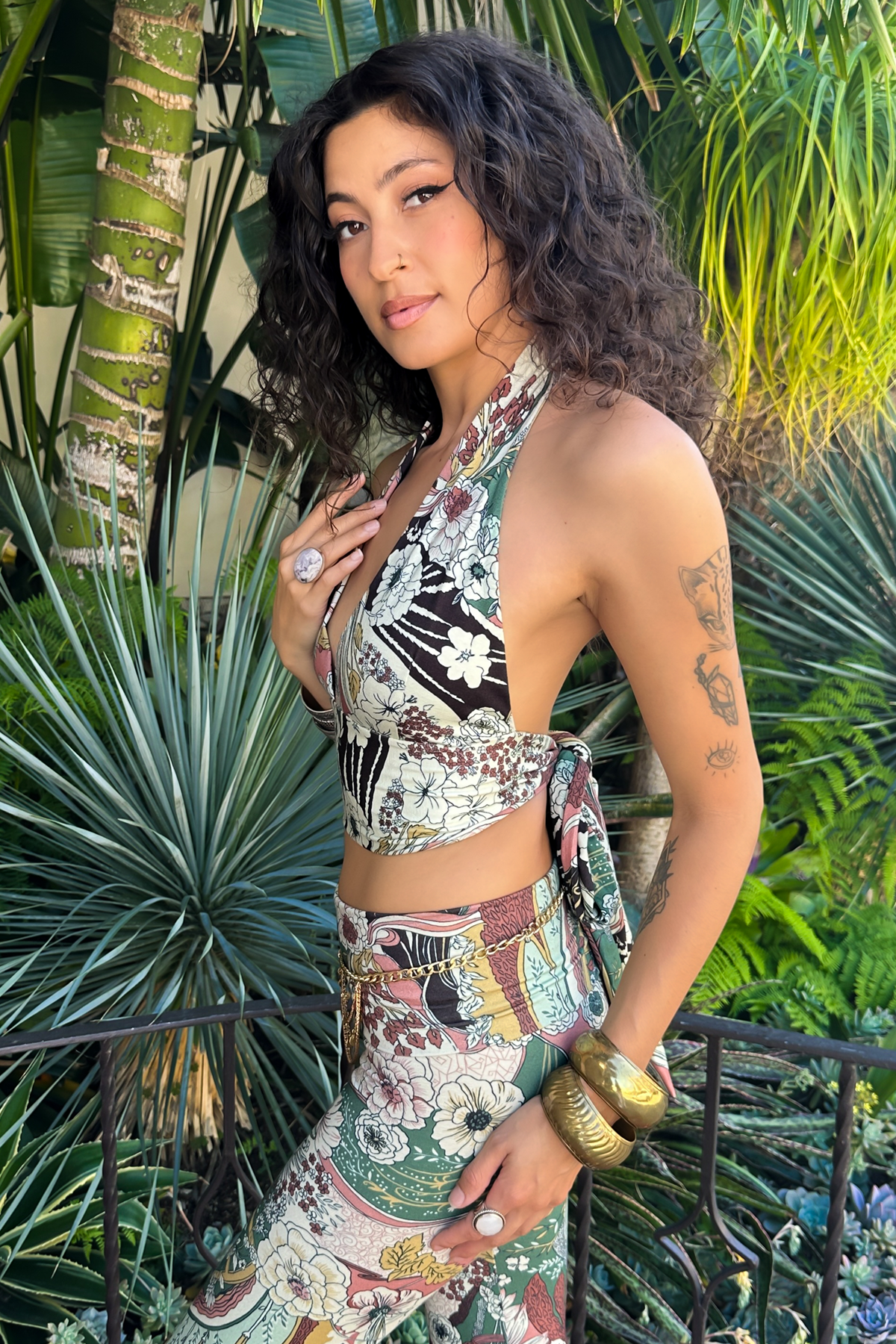 SUMMERFOX TOP - BOHO DREAMS TEA ROSE