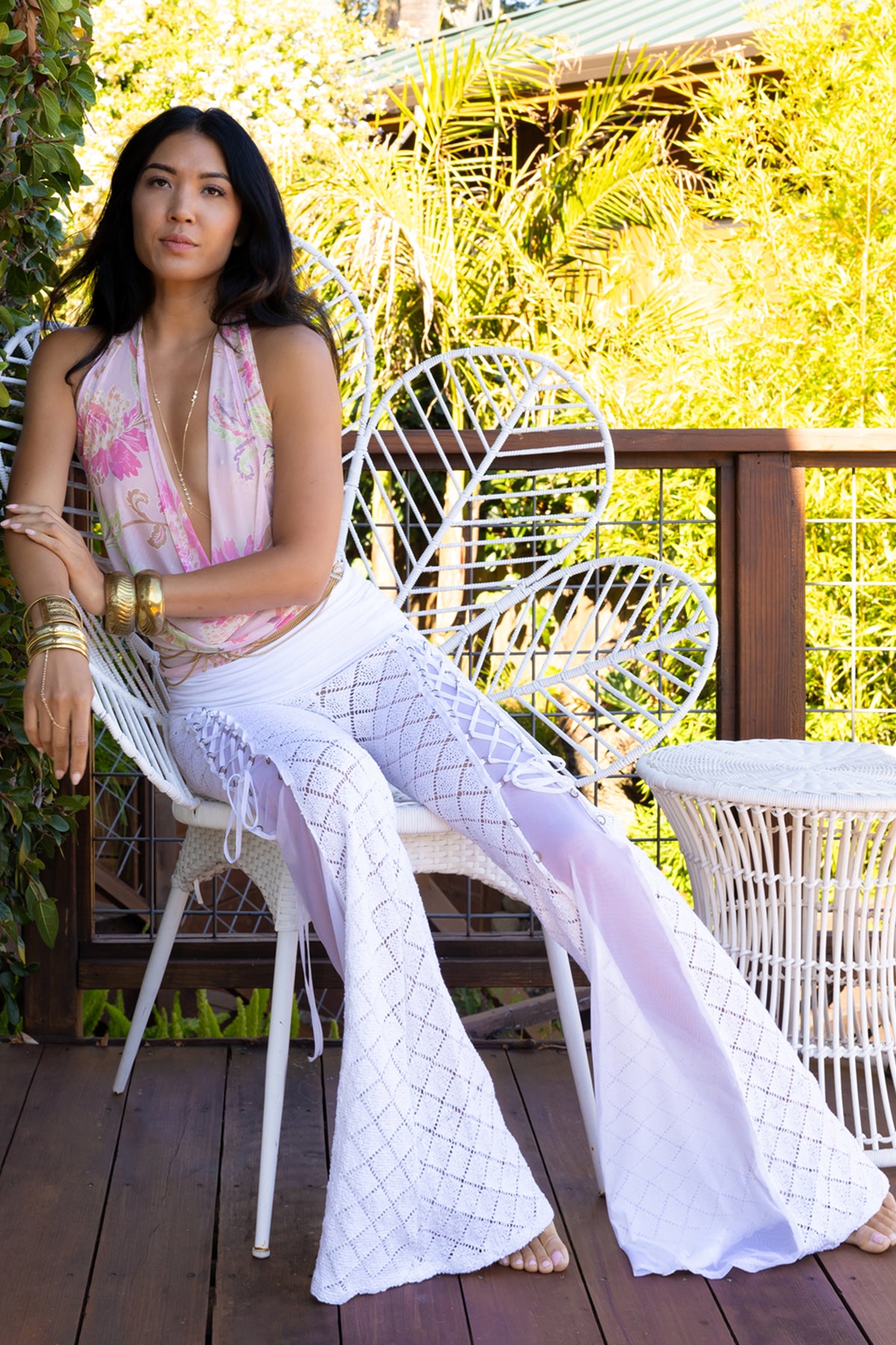 D-RING PANT - WHITE