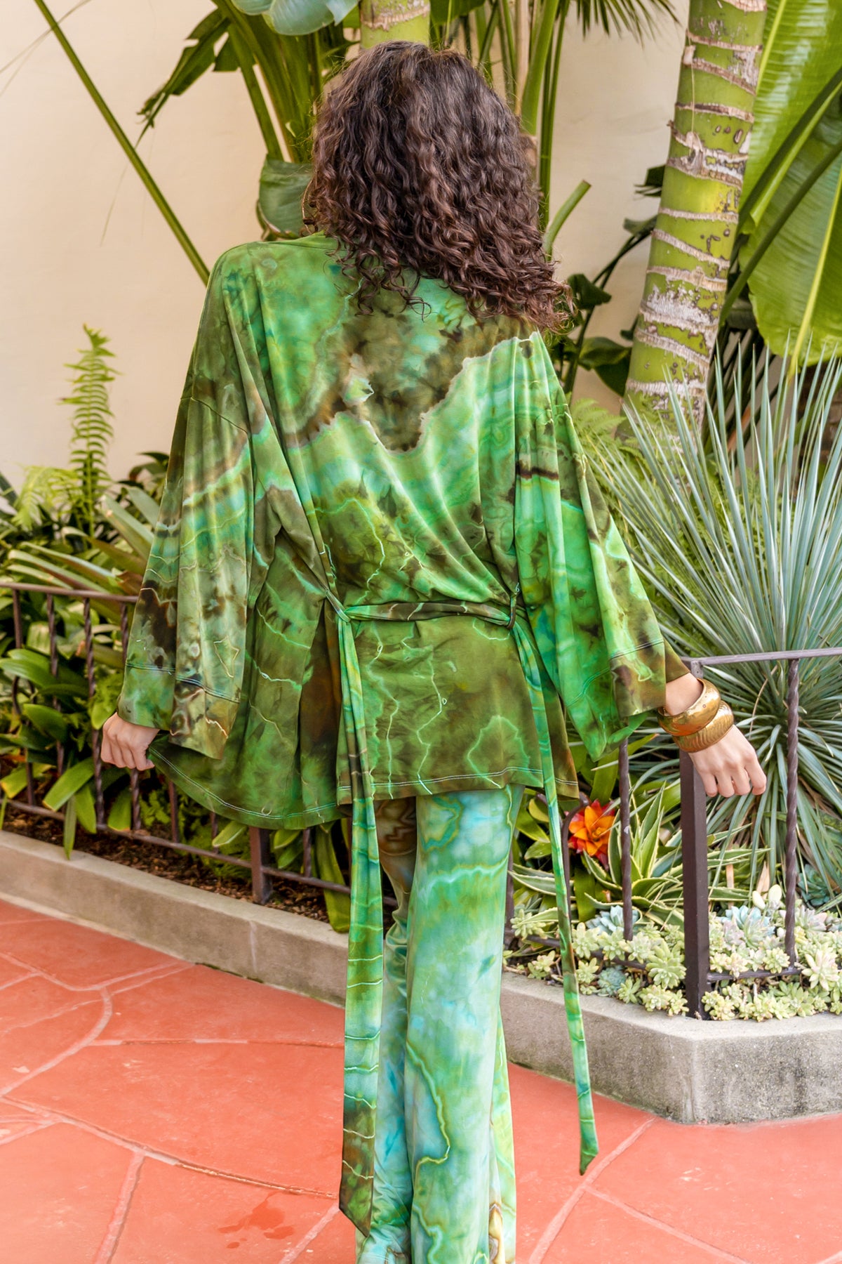 LEISURE ROBE - AMAZON TIE DYE