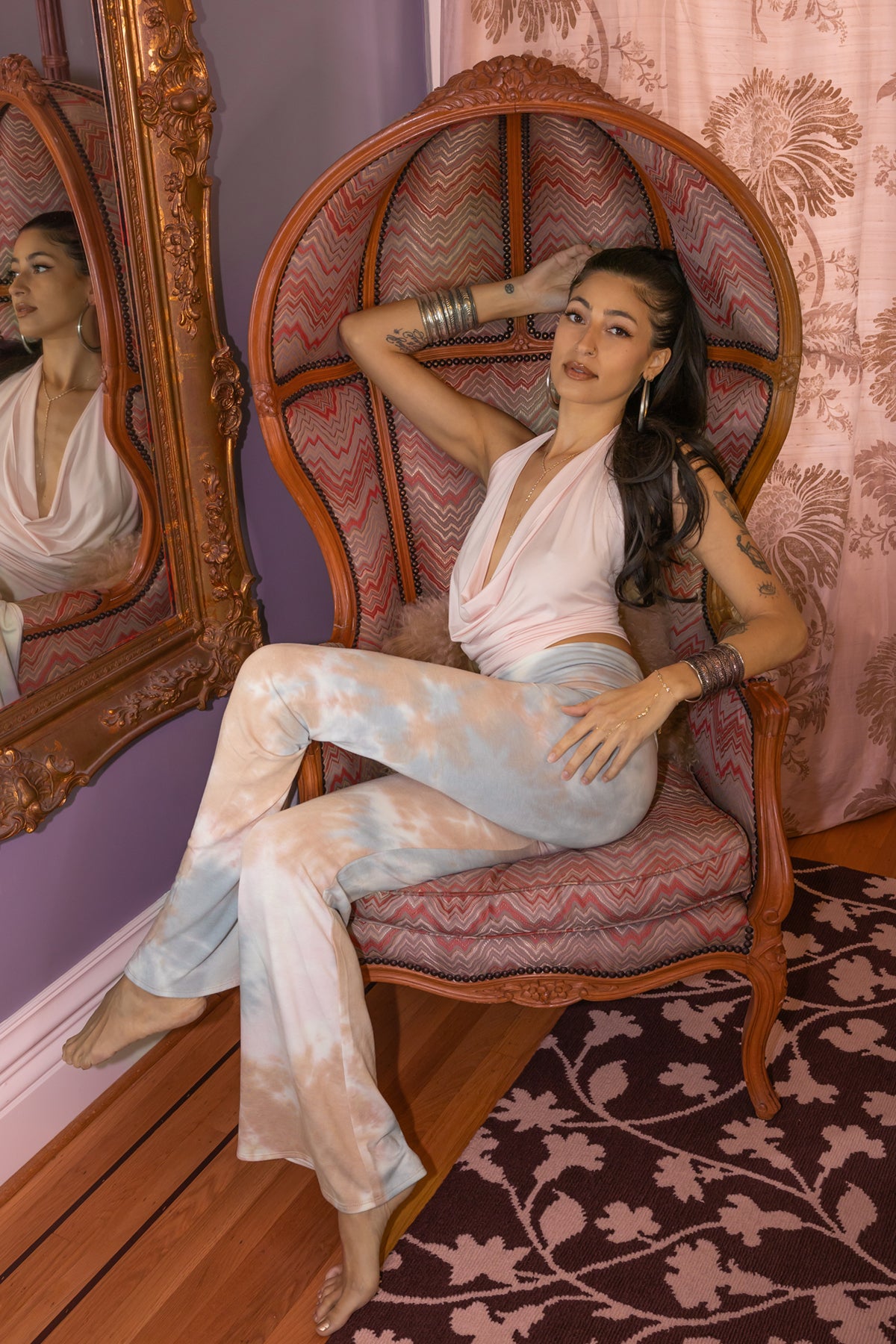 TEMPLE PANT - SUNRISE TIE DYE