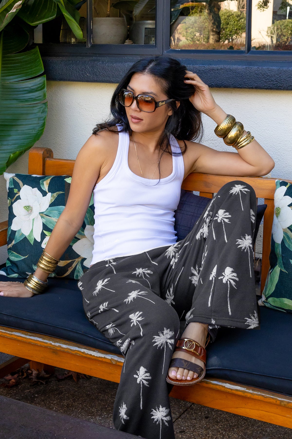 THE PERFECT SWEATPANT - PALM