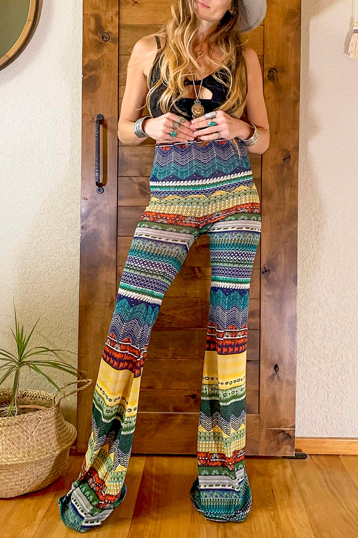 TEMPLE PANT - VINE KNIT