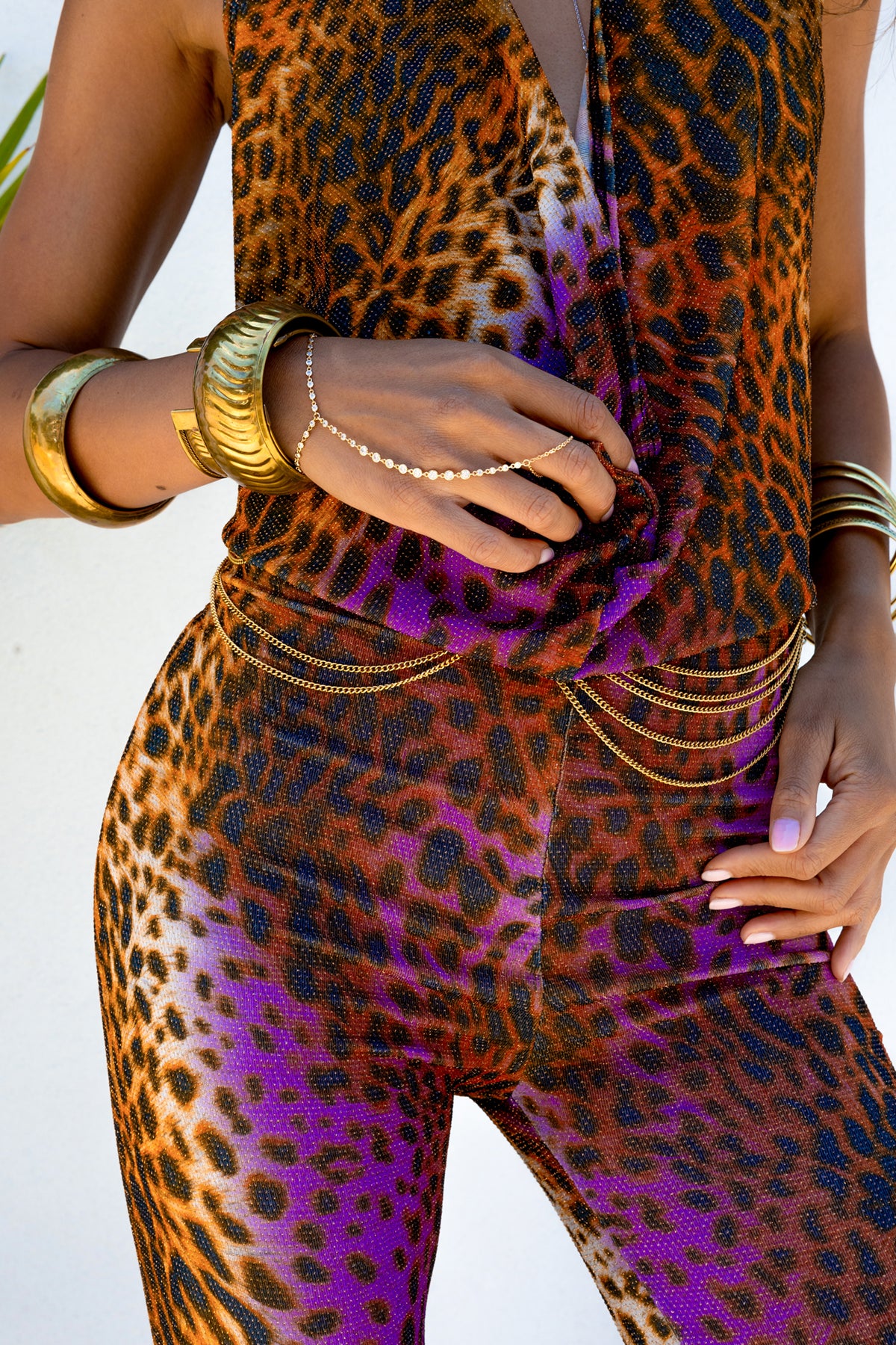 THE JUMPSUIT - LEOPARD SHIMMER