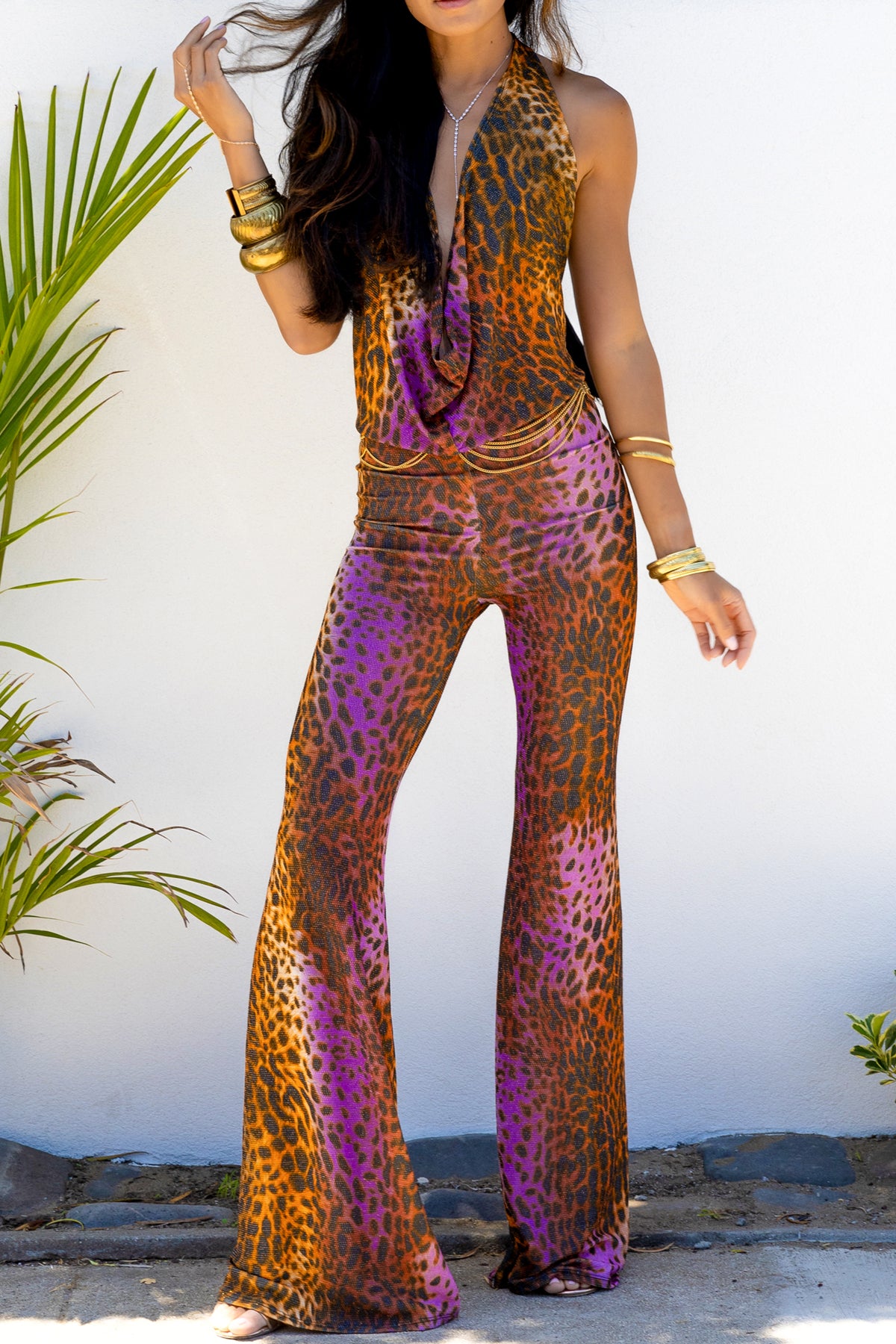 THE JUMPSUIT - LEOPARD SHIMMER