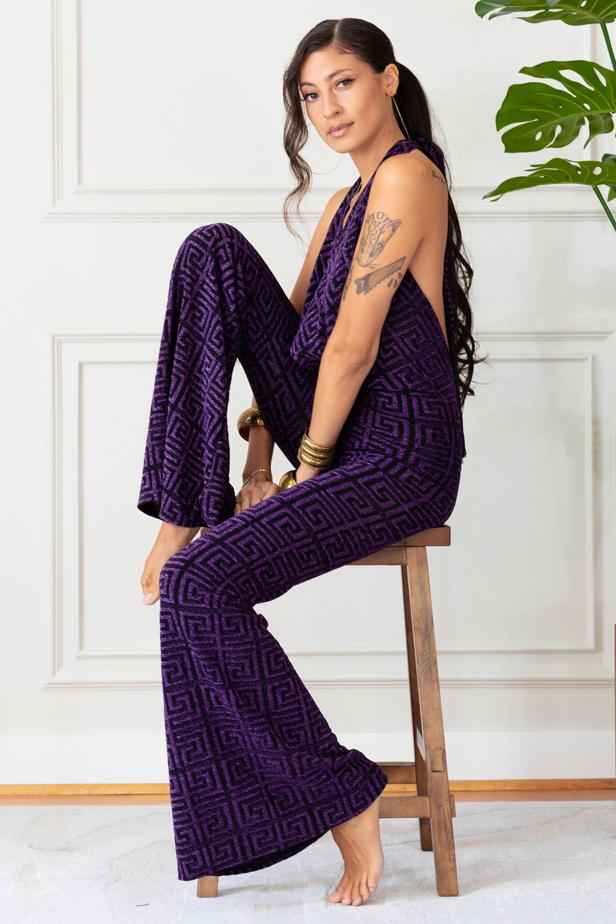 THE JUMPSUIT - PURPLE KEY