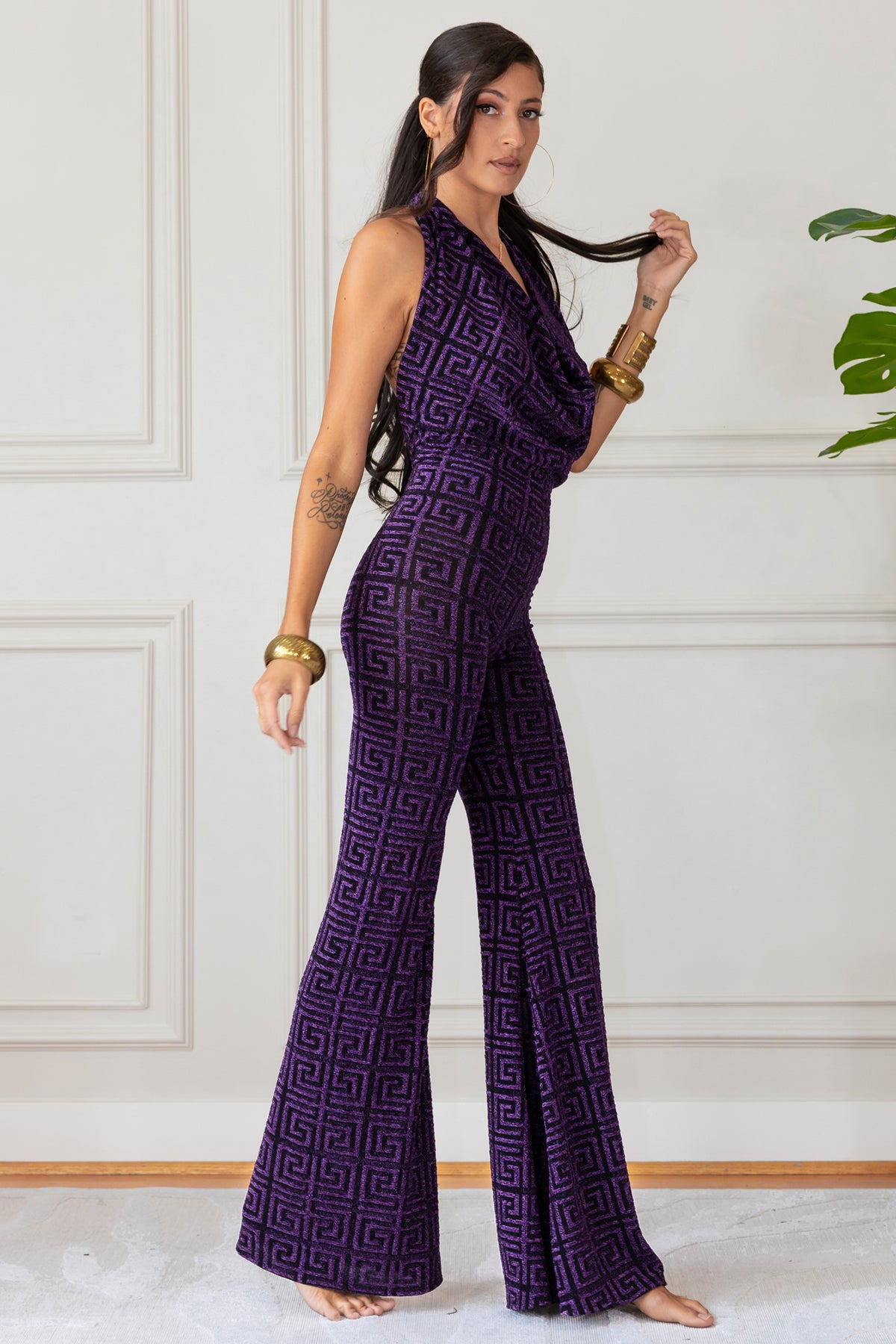 THE JUMPSUIT - PURPLE KEY