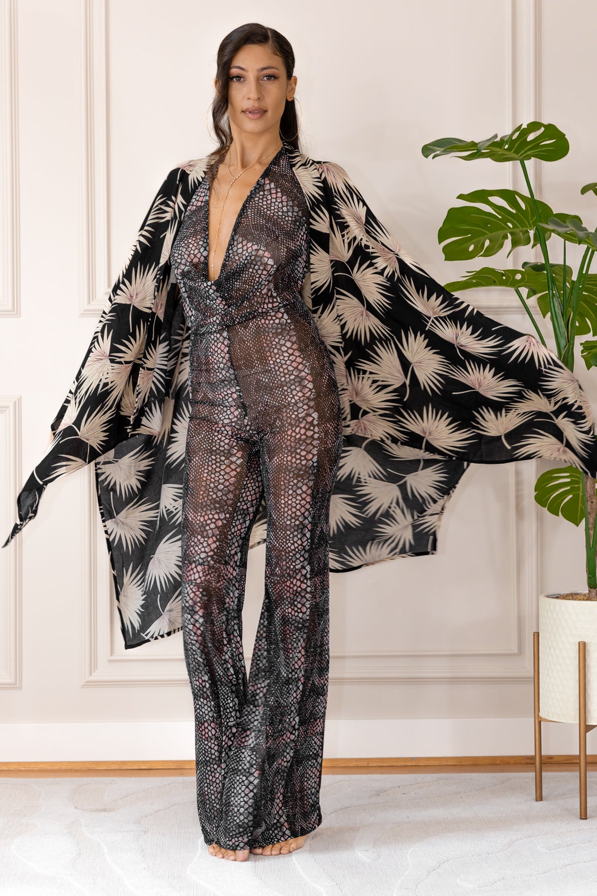 THE JUMPSUIT - SHADOW SNAKE MESH