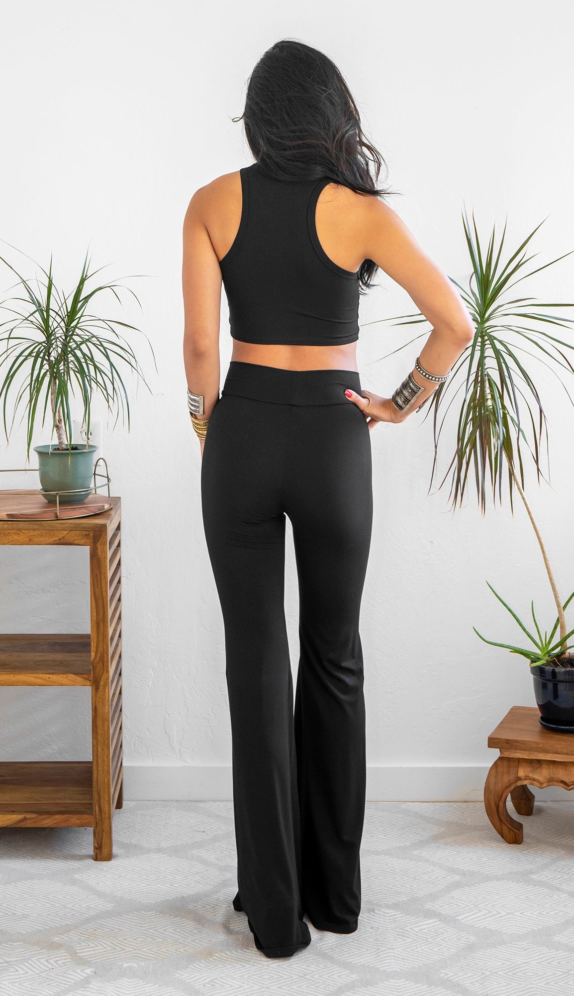 HIGH WAIST PANT - BLACK