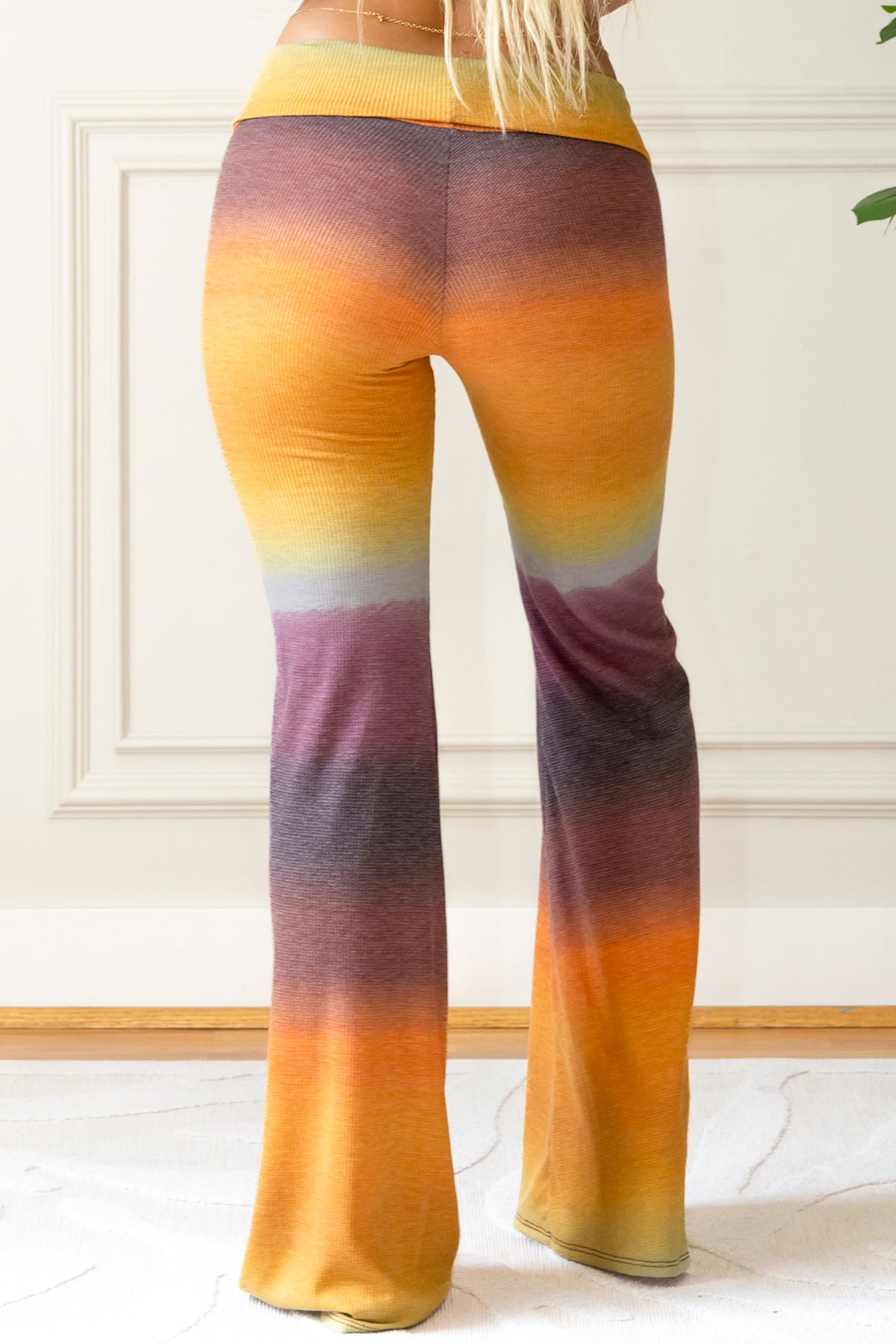 TEMPLE PANT - WARM RAINBOW