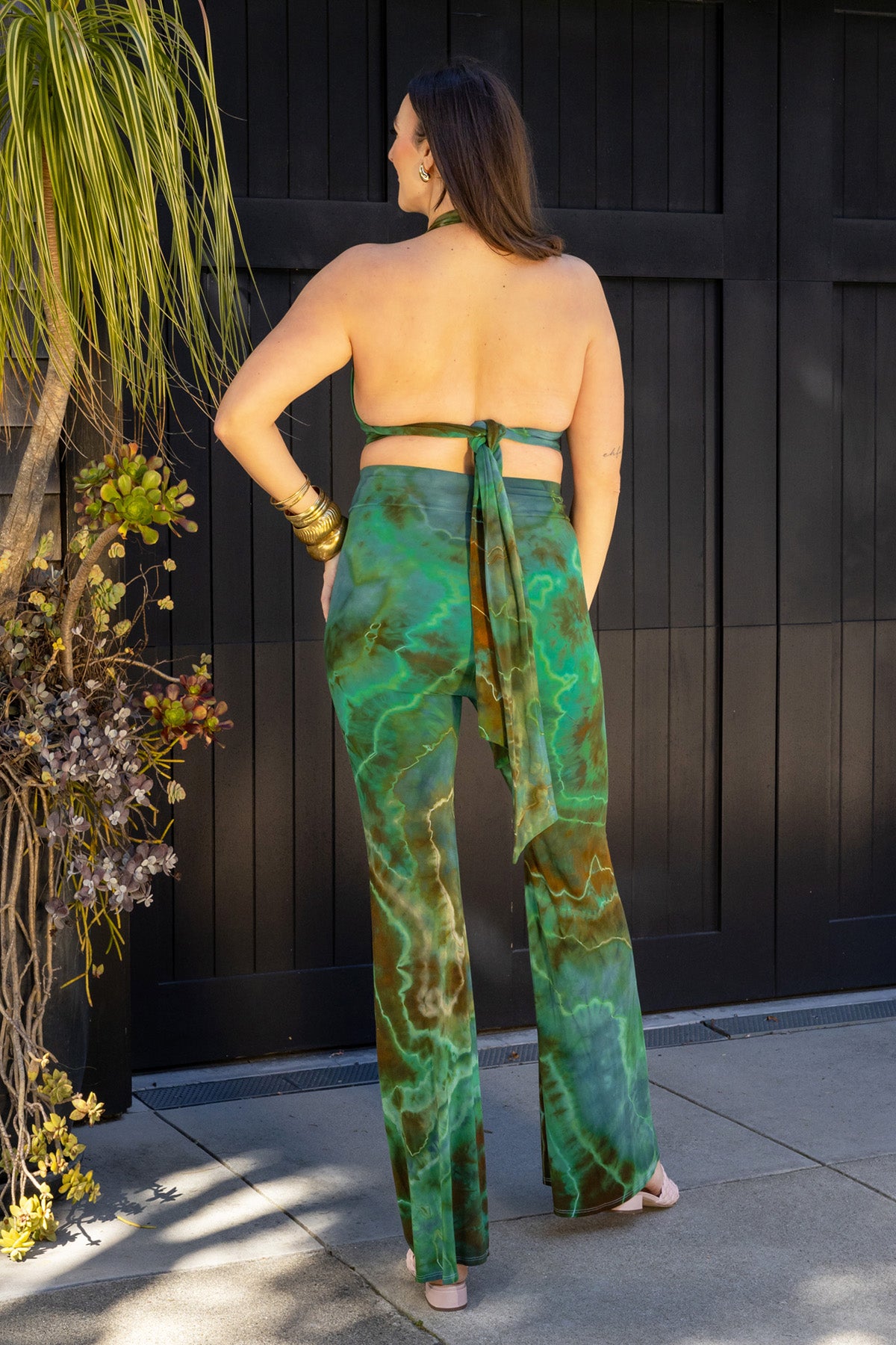 HIGH WAIST PANT - AMAZON TIE DYE