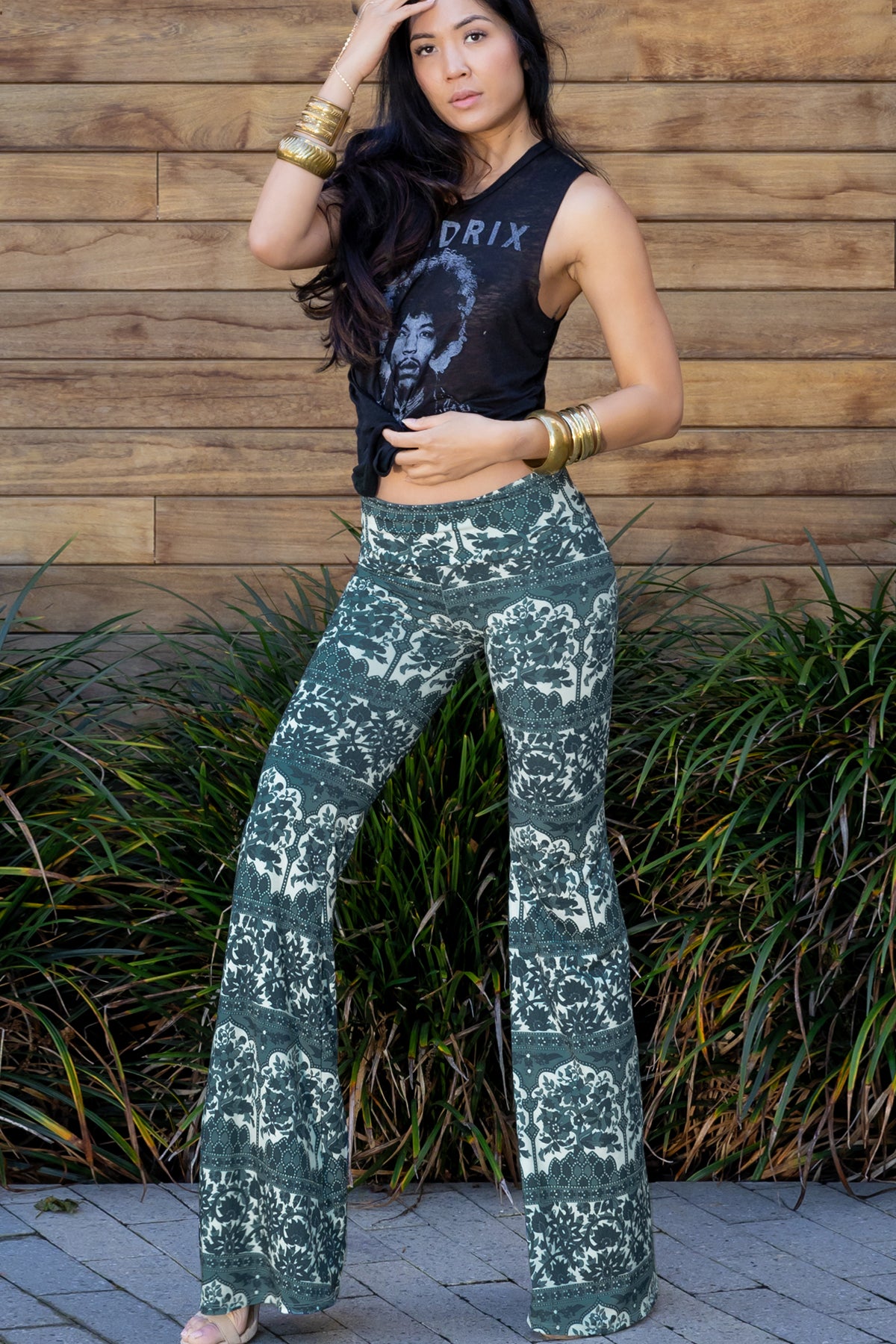 TEMPLE PANT - BOHEMIAN GARDEN