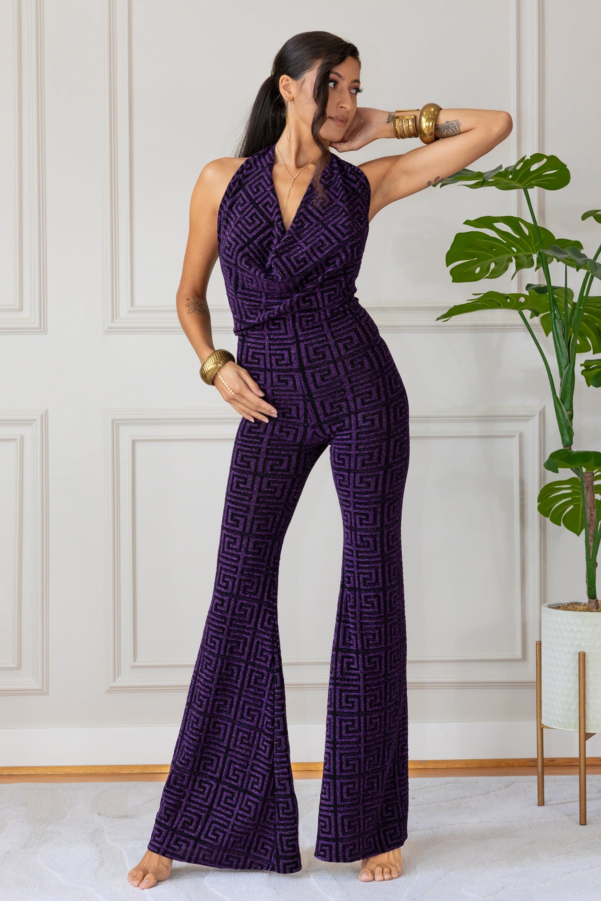 THE JUMPSUIT - PURPLE KEY