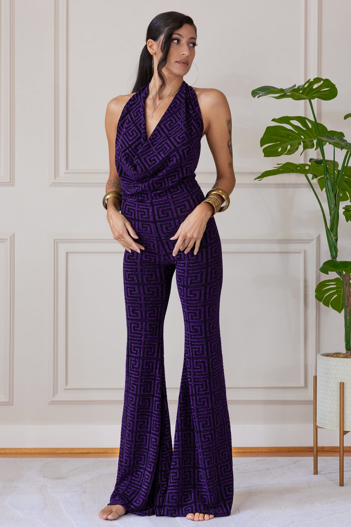 THE JUMPSUIT - PURPLE KEY