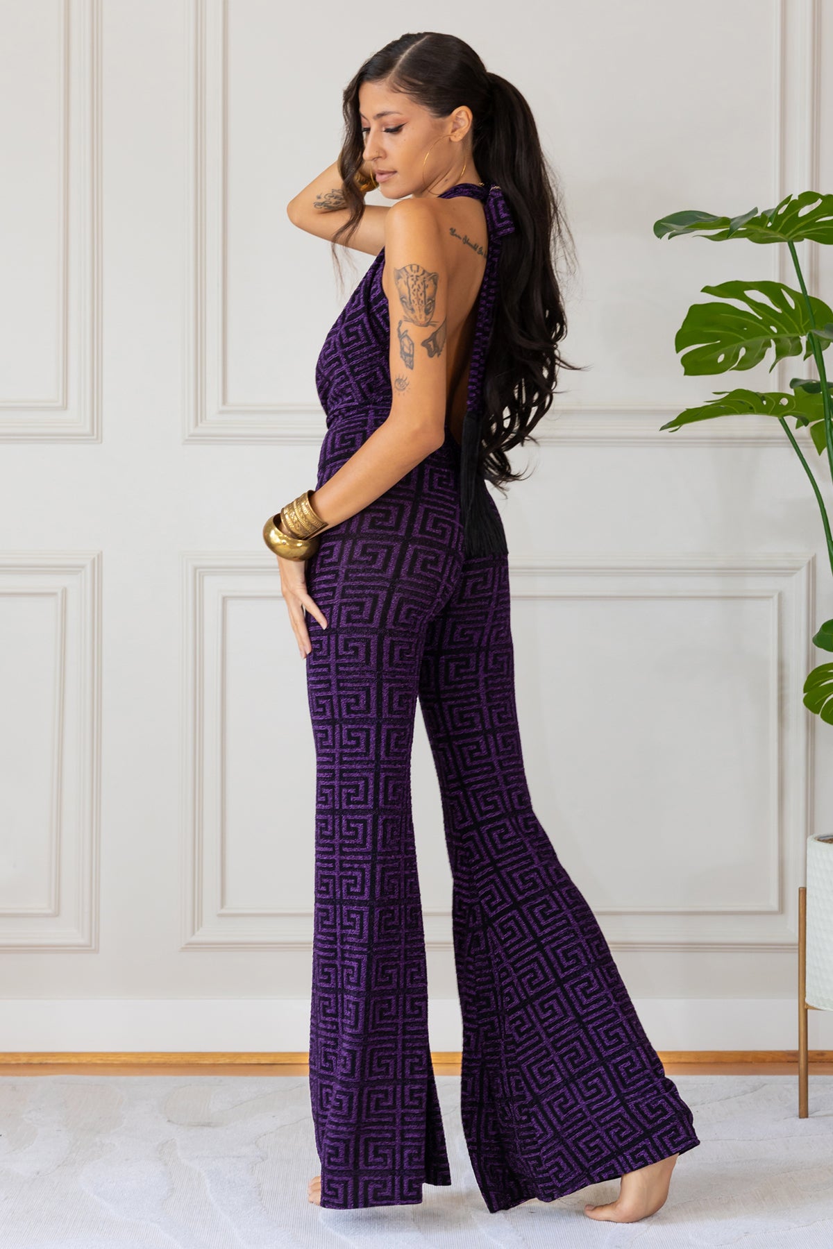 THE JUMPSUIT - PURPLE KEY